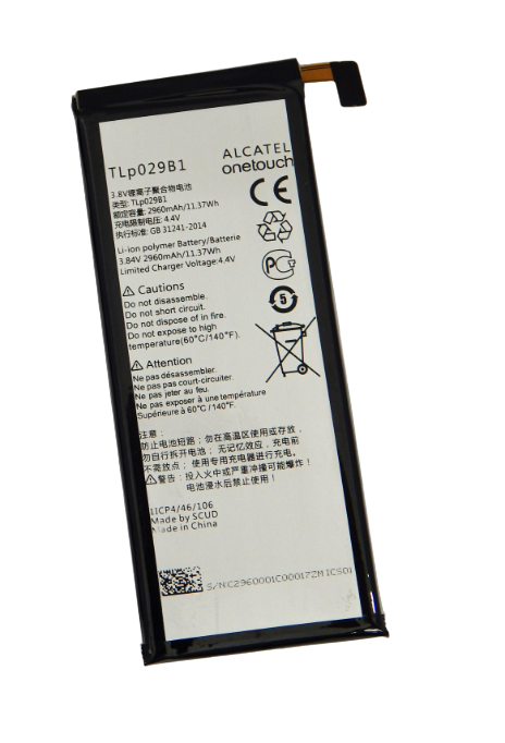 Акумулятор для Alcatel OneTouch 5095K/TCL 550 TLP029B1/TLP029B2 (11778904)