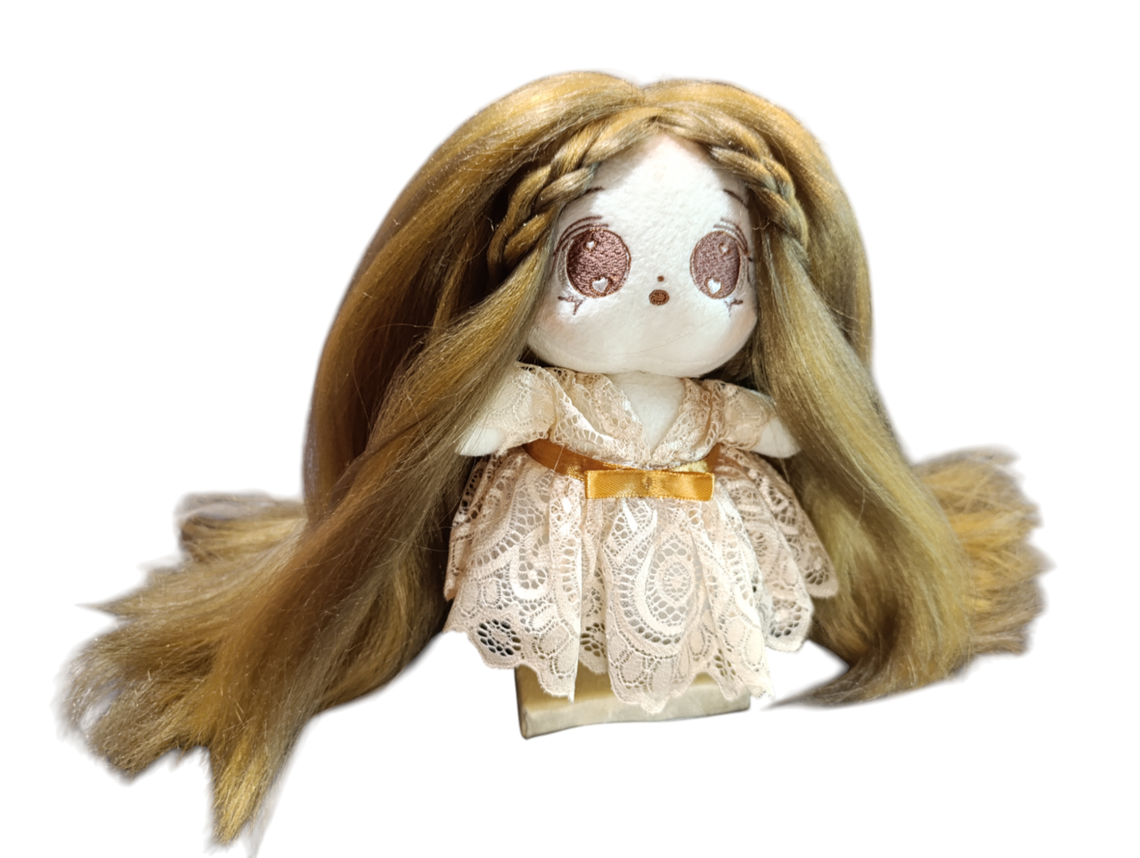 Кукла текстильная Золото 20 см на подставке (2745882545)