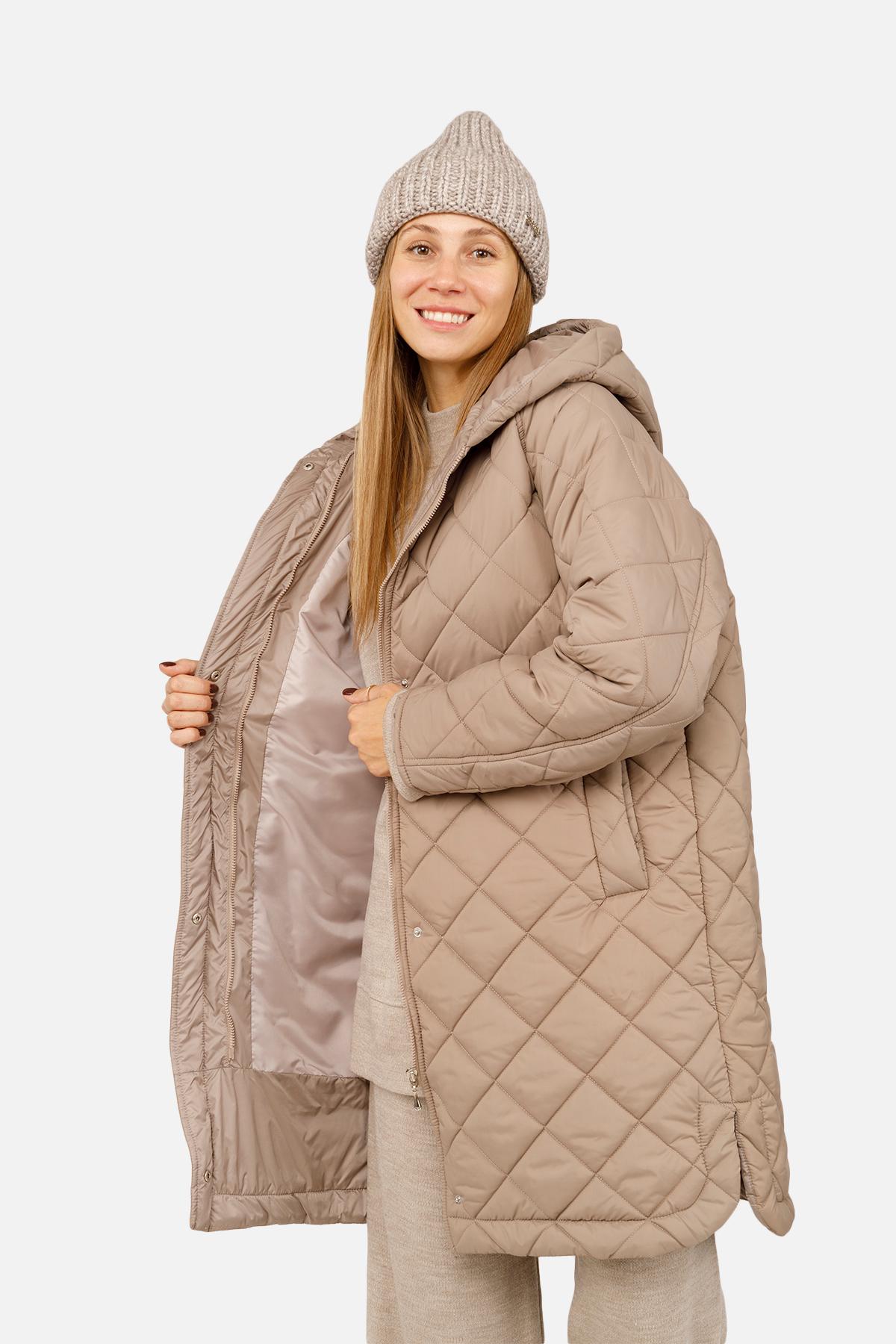 Куртка жіноча ЦБ-00259286 р. 40 Капучино (28422225) - фото 2 Куртка жіноча ЦБ-00259286 р. 40 Капучино (28422225) - фото 2