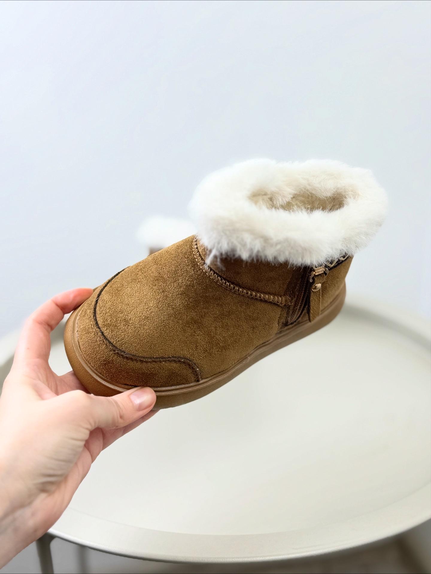 Ботинки детские зимние 1670 р. 29 Бежевый (30584178) - фото 5