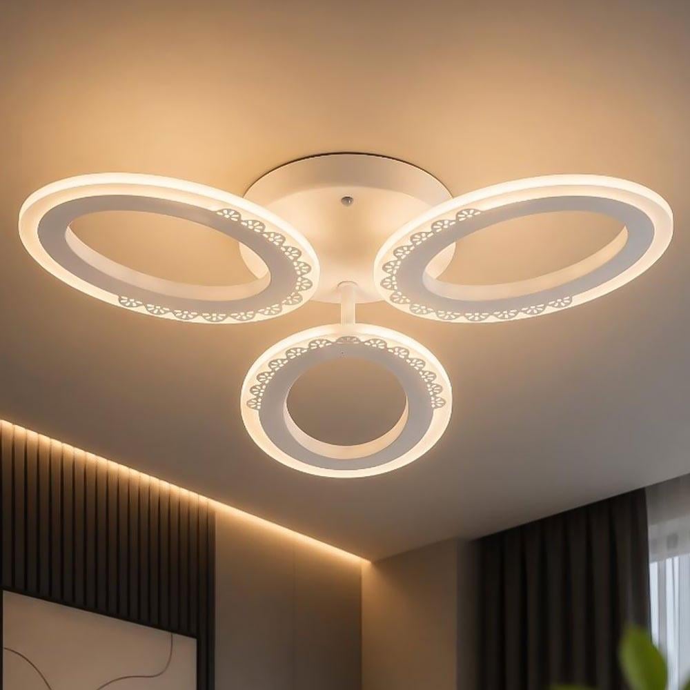 Люстра потолочная светодиодная Light House SRS-20688/3 WT 48W Белый Люстра потолочная светодиодная Light House SRS-20688/3 WT 48W Белый