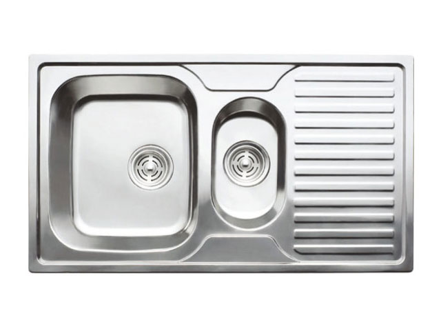Мойка кухонная Aqua-World NAPOLI нержавеющая сталь 0,8 мм правая 880х500 мм Сатин
