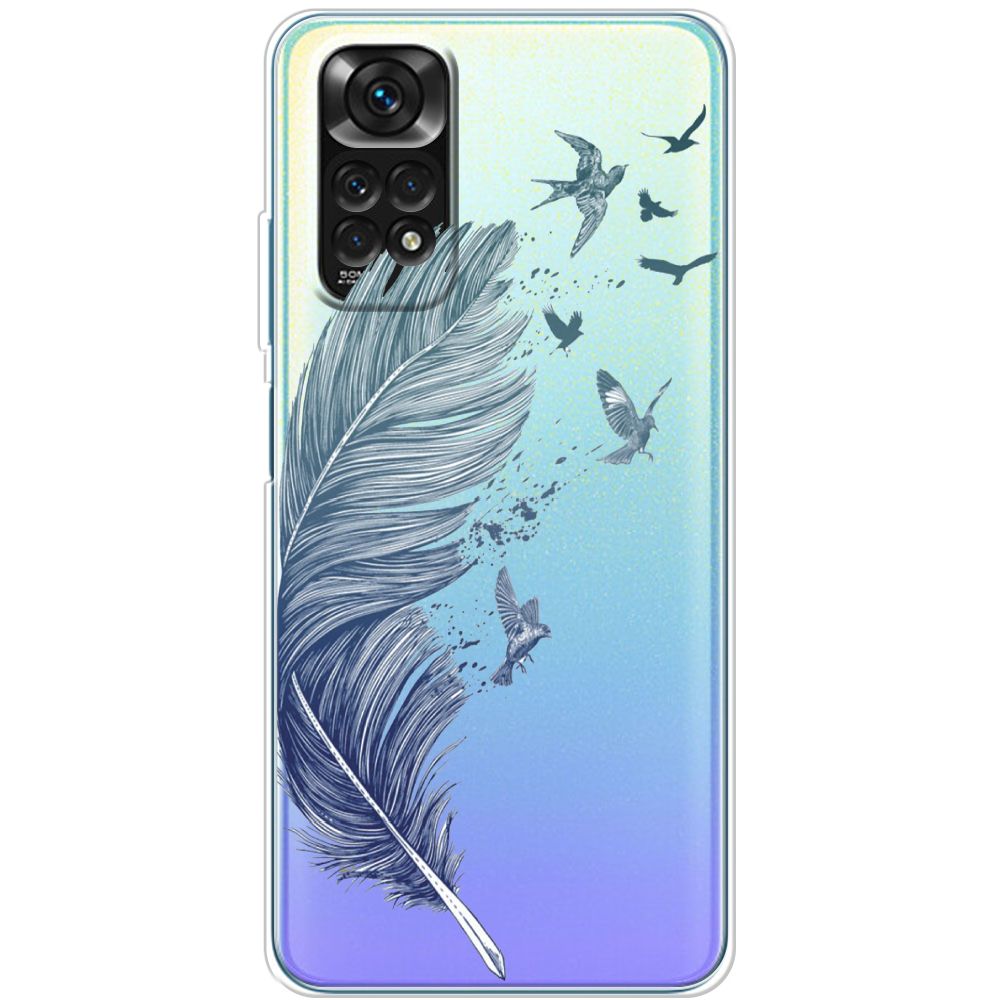 Чохол BoxFace Xiaomi Redmi Note 11 Global Version Feather Прозорий силікон (44124-cc38-44124)