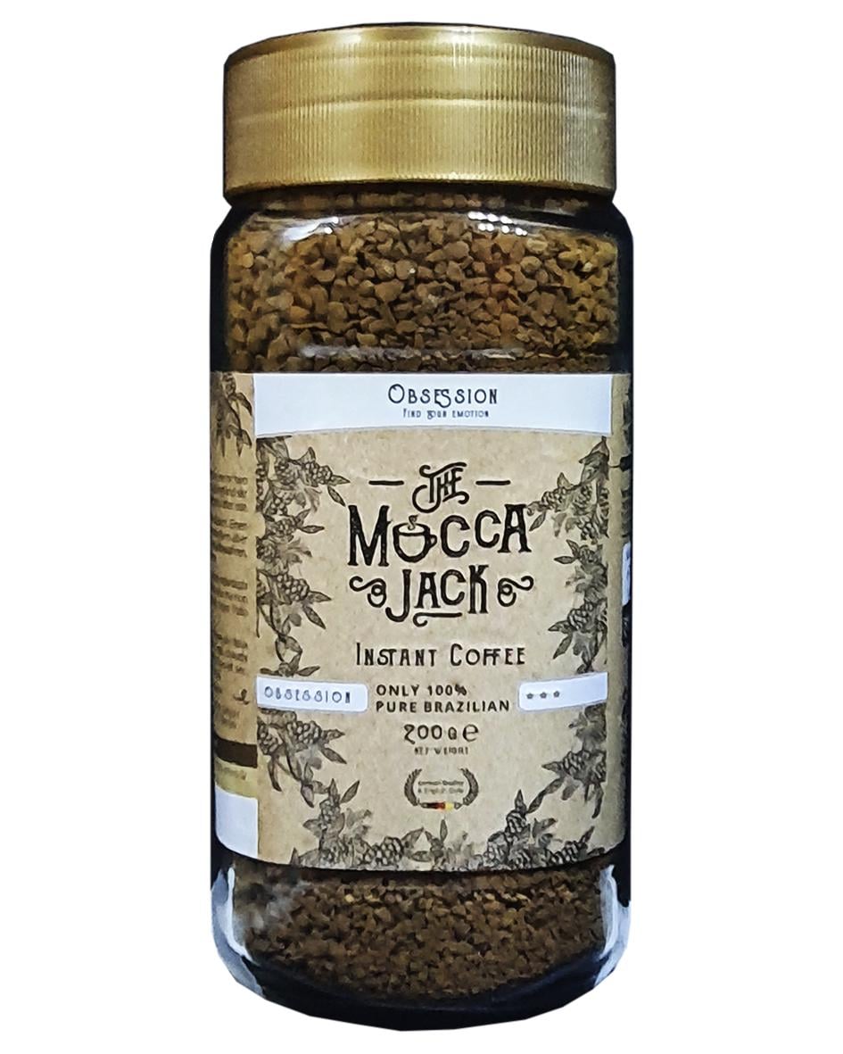 Кава розчинна Mocca Jack Obsession 200 г в скляній банці (194)