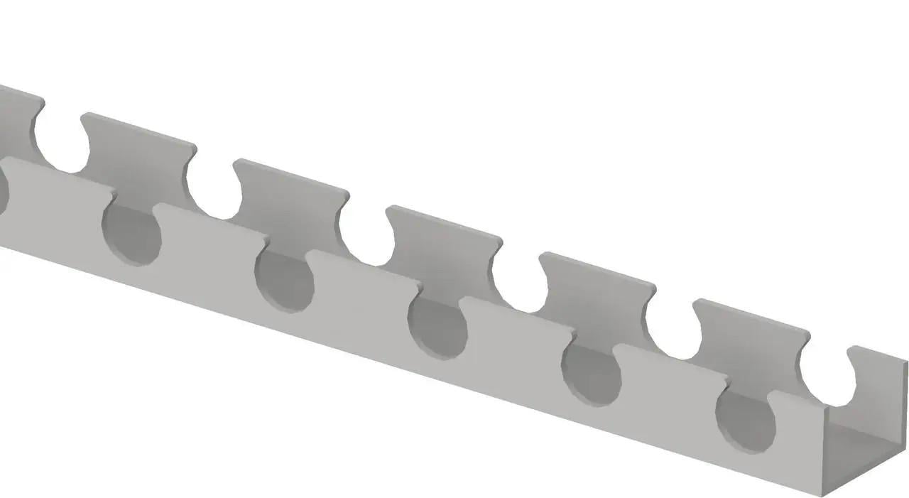 Трак фиксирующий Uponor Fix для труб 9,9 мм длина 2,5 м (1005274) Трак фиксирующий Uponor Fix для труб 9,9 мм длина 2,5 м (1005274)