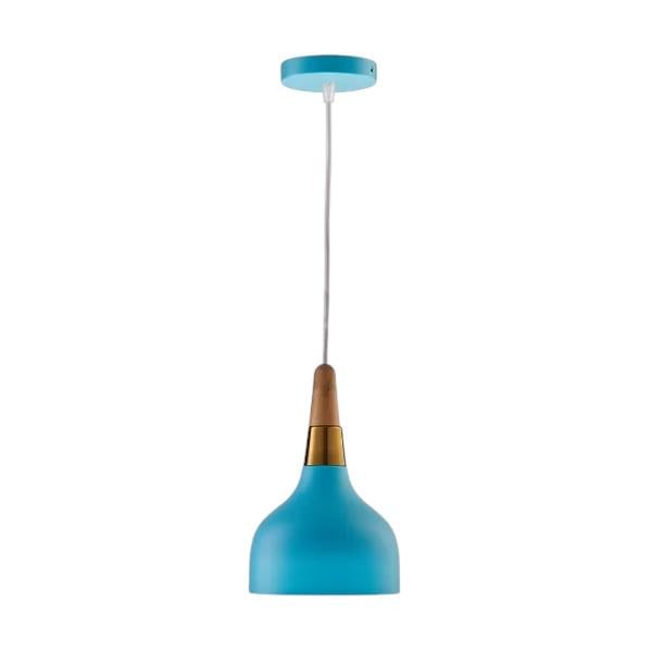 Подвесной светильник Gold Wood Blue (PL-0001041 M/BLUE)