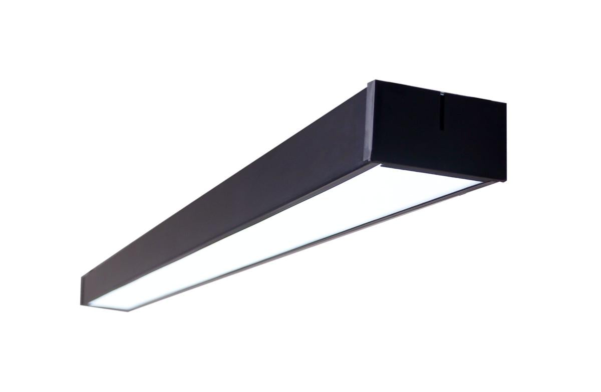 Світильник підвісний лінійний LED 24 W CW BK (FLF-100)