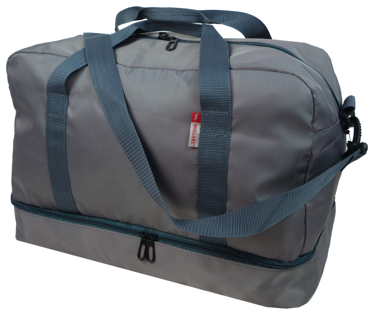 Дорожная сумка с отделом для обуви Wallaby 40 л Серый - фото 1 Дорожная сумка с отделом для обуви Wallaby 40 л Серый - фото 1