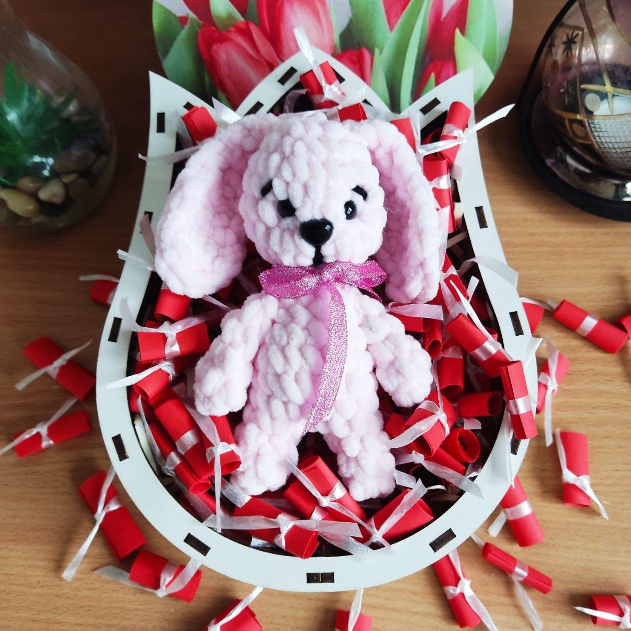 Подарочный бокс для девушки с мягкой игрушкой и 101 причиной Почему я тебя люблю (ar139)