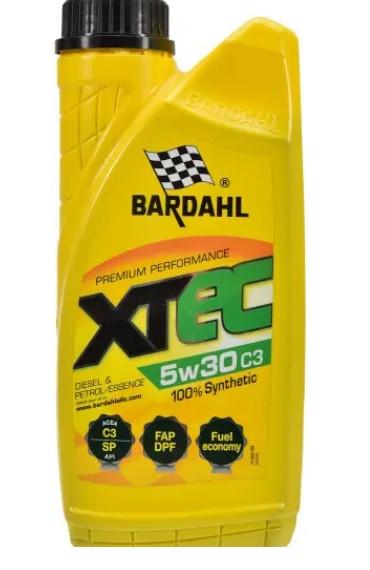 Моторное масло BARDAHL XTEC 5W30 C3 SN MB 229 51 VW 504 00/507 00 1 л (36301)