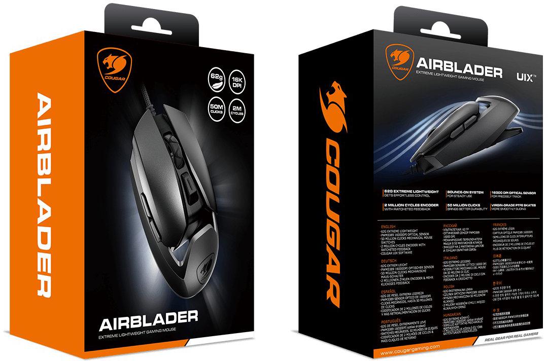 Компьютерная мышка Cougar AirBlader USB Black (3M410WONB.0001) - фото 9