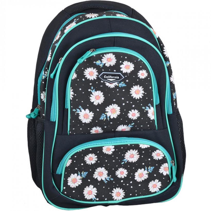 Рюкзак школьный Space California Ромашки 42х29х15 см (980563)