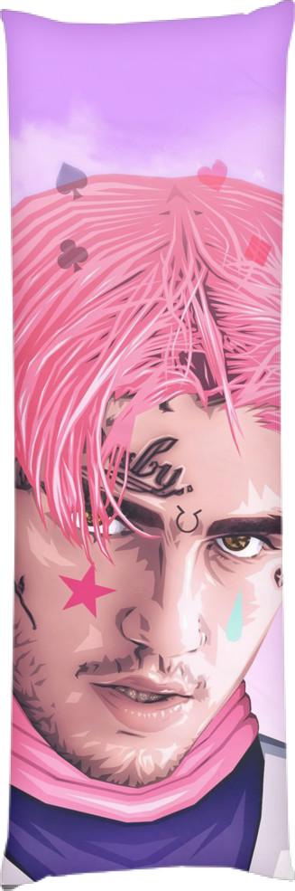 Подушка дакимакура Lil Peep Лил Пип 60x180 см (14094591)