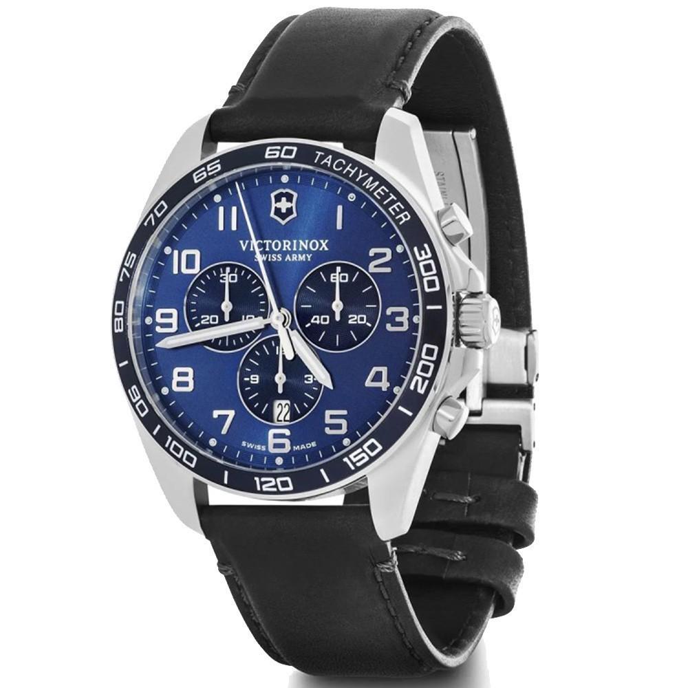 Наручний годинник чоловічий Victorinox Swiss Army Fieldforce Classic Chrono кварцевий Blue (V241929) - фото 2