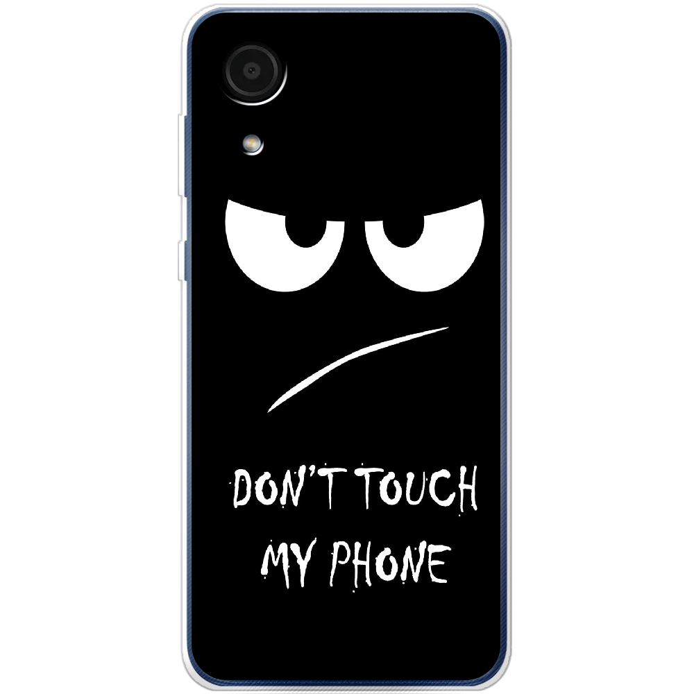 Чохол BoxFace Samsung Galaxy A03 Core (A032) Don't Touch my Phone Прозорий силікон (43939-up535-43939)