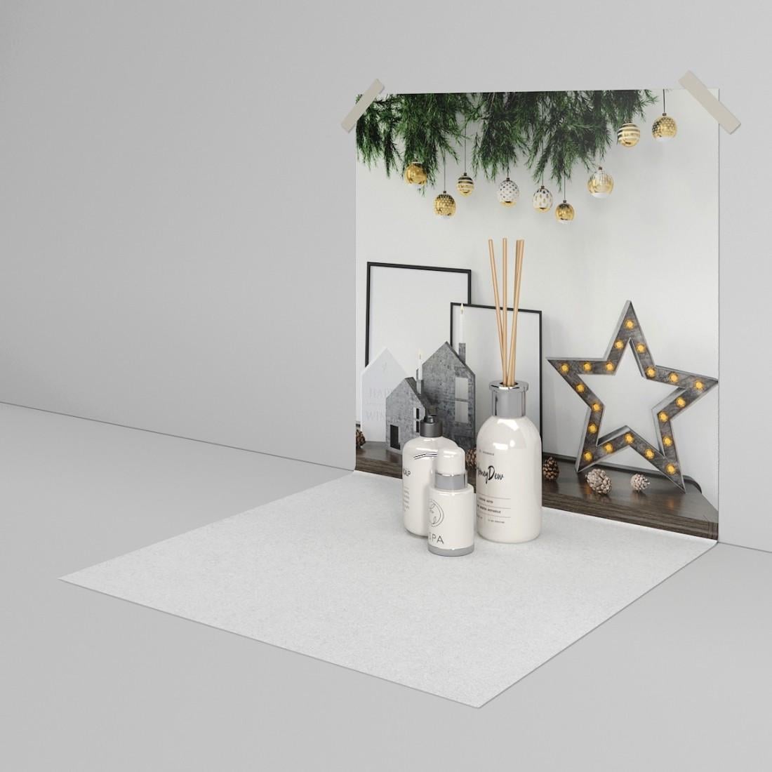 Фотофон вініловий Frontlit 450 г/м2 стіна/підлога 75x150 см №59155