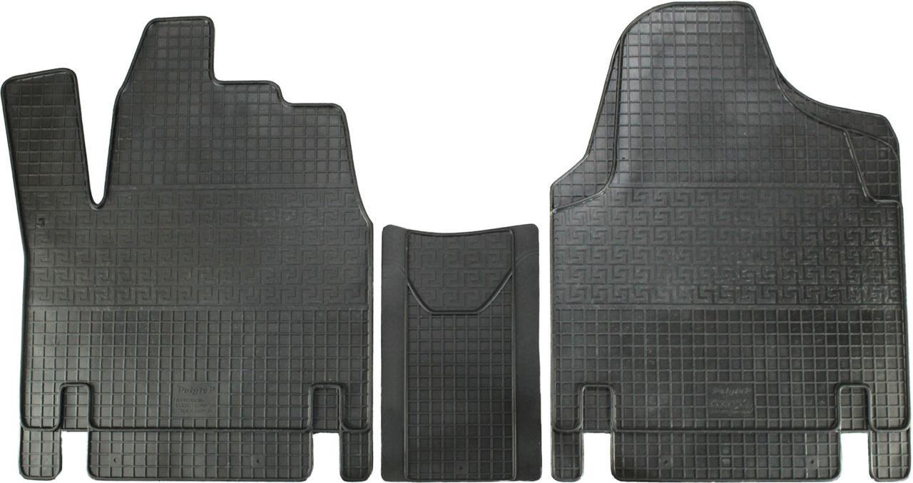 Коврики автомобильные в салон Polytep Fiat Scudo с 96-06 г.в. 3 шт. Черный (15293006)