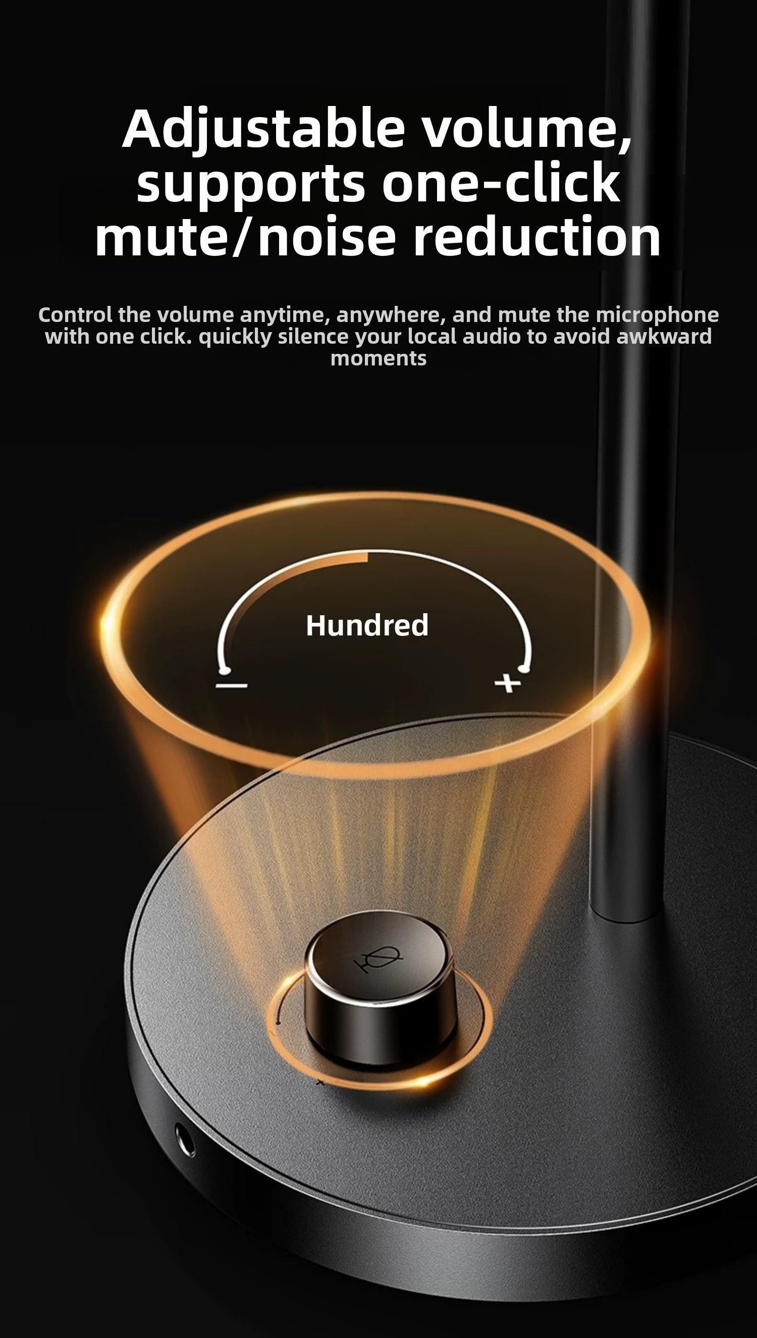 Мікрофон настільний Ugreen 360° 96 кГц/24 Чорний (55343) - фото 4 Мікрофон настільний Ugreen 360° 96 кГц/24 Чорний (55343) - фото 4