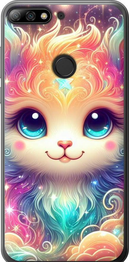 Чехол на Huawei Y7 Prime 2018 Сказочный котенок (5813u-1509-42517)