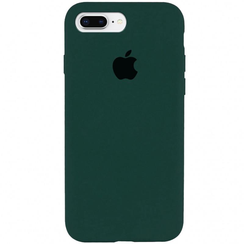 Противоударный чехол Silicone Case Full Protective AA для Apple iPhone 7 plus/8 plus 5.5" Зеленый/Forest green
