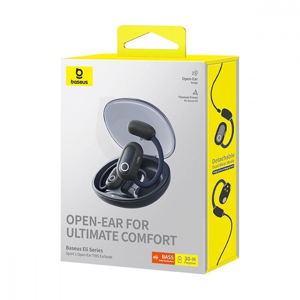 Навушники бездротові Baseus Earbuds Eli Sport White - фото 7