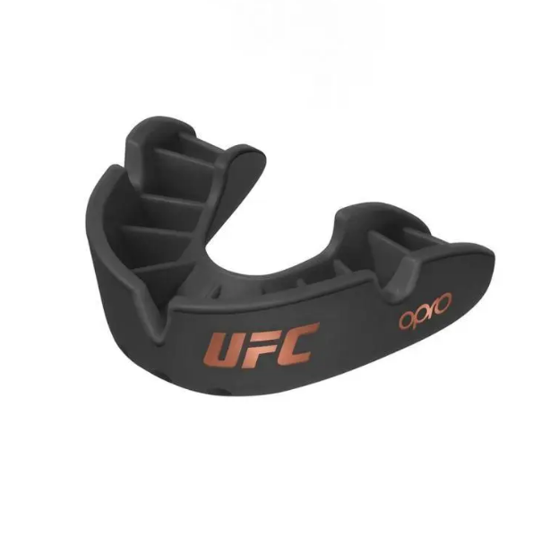 Капа OPRO Bronze UFC возраст до 11 лет антибактериальная Черный (6936116104952)
