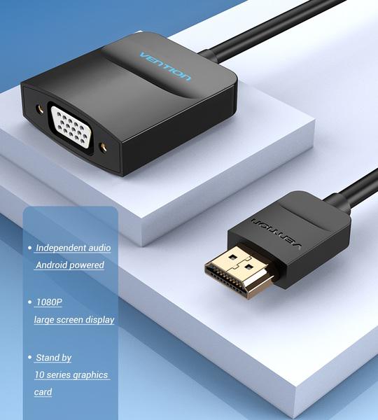 Перехідник Vention HDMI-VGA 0,2 м (ACFBB) - фото 2