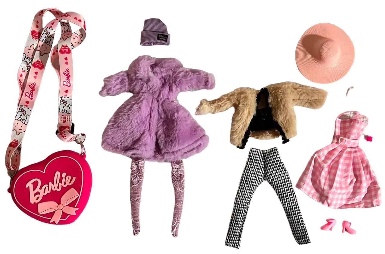 Набор одежды с обувью для кукол Barbie в сумочке сумочке (55493) Набор одежды с обувью для кукол Barbie в сумочке сумочке (55493)