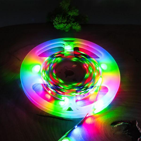 Комплект світлодіодної стрічки RGB USB з пультом 5 м (24014285) - фото 3