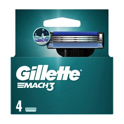 Картриджі для гоління чоловічі GILLETTE Mach 3 леза касети 4 шт. (18957974) - фото 2