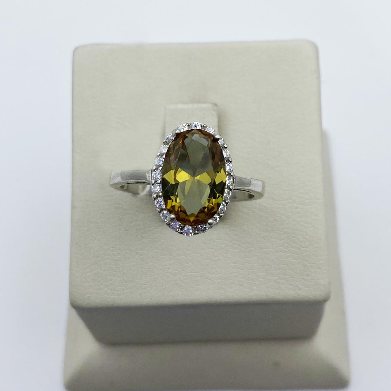 Кольцо серебряное с султанитом р. 19 3,52 г (1983270814)