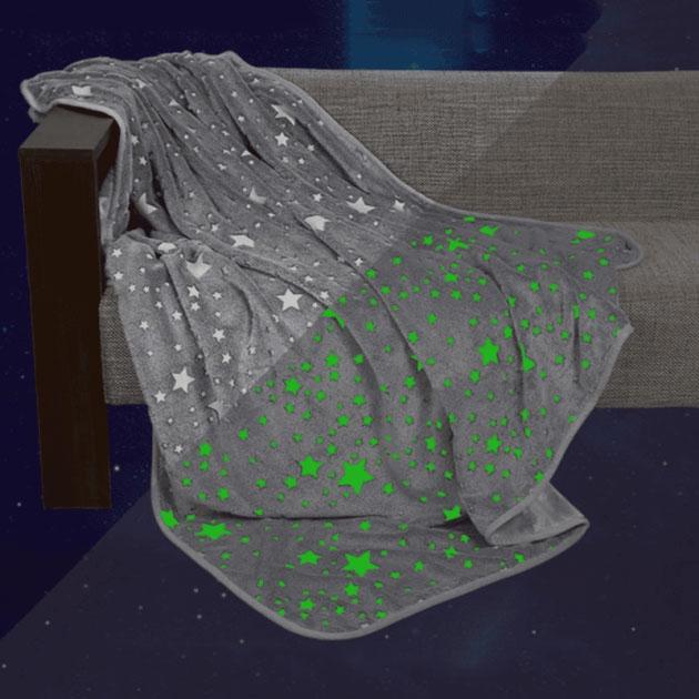 Плед светящийся в темноте Blanket kids Magic Star 150х100 см Серый - фото 20 Плед светящийся в темноте Blanket kids Magic Star 150х100 см Серый - фото 20