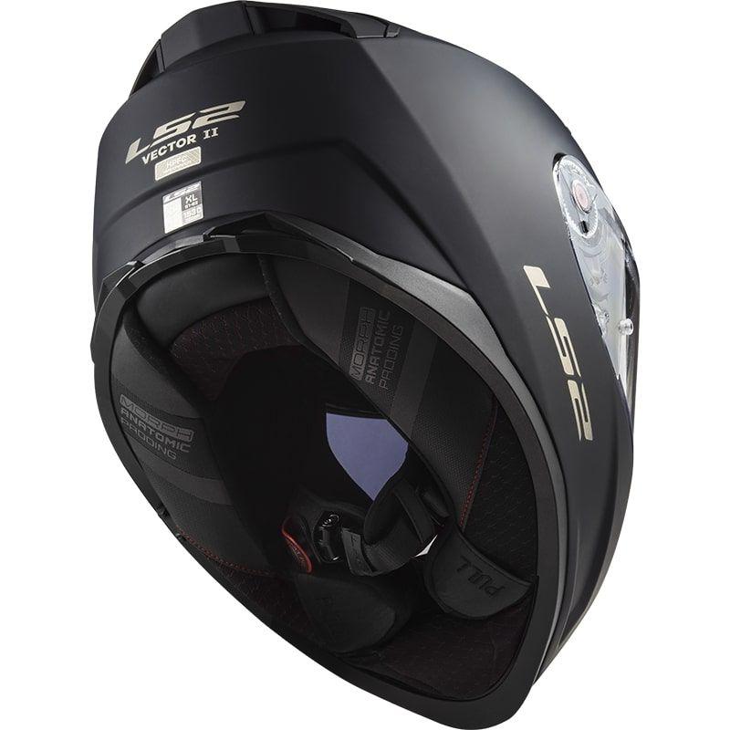 Мотошлем LS2 FF811 Vector 2 Solid S Matt Black (24709) - фото 9