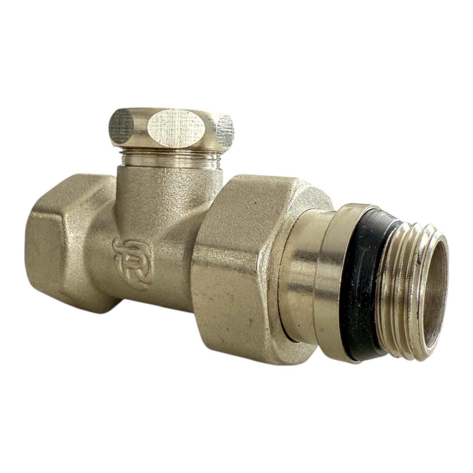 Кран радіаторний REIGER 1/2" прямий нижній (00-00005111)