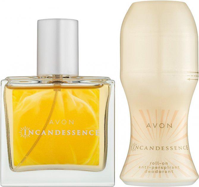 Набор женский Avon Incandessence парфюмированная вода 30 мл и шариковый дезодорант-антипреспирант 50 мл (AV13956)