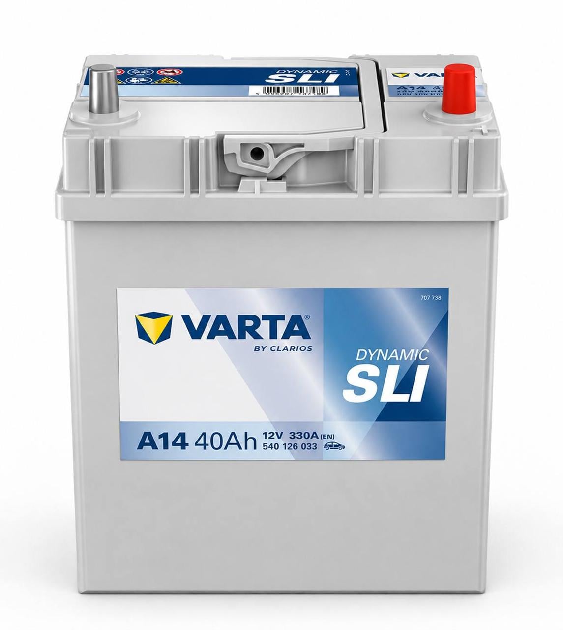 Акумулятор автомобільний Varta Asia A14 40 Ah 330A R+ 12V (3160664682) Акумулятор автомобільний Varta Asia A14 40 Ah 330A R+ 12V (3160664682)