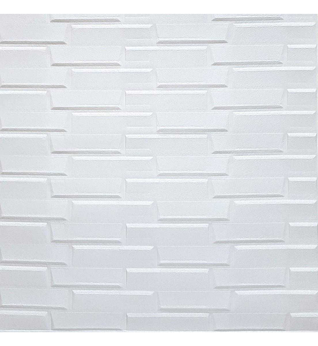 3D-панель Кладка самоклеющаяся 3080x700x5 мм Белый - фото 3 3D-панель Кладка самоклеющаяся 3080x700x5 мм Белый - фото 3