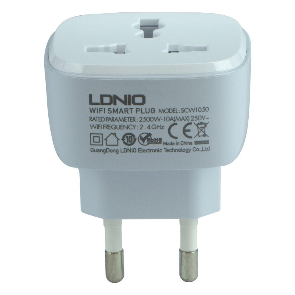 Смарт-розетка LDNIO SCW1050 WiFI Smart Power Plug - фото 3