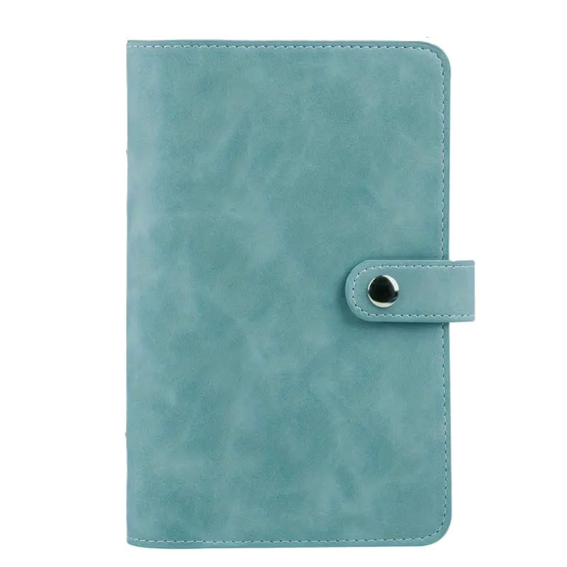 Блокнот-органайзер для денег FinTrack PU кожа с конвертами А6 19х13х3,5 Бирюзовый (92195262)