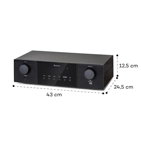 Підсилювач Auna AMP-4000 DAB Hifi 400 Вт (10038329) - фото 7