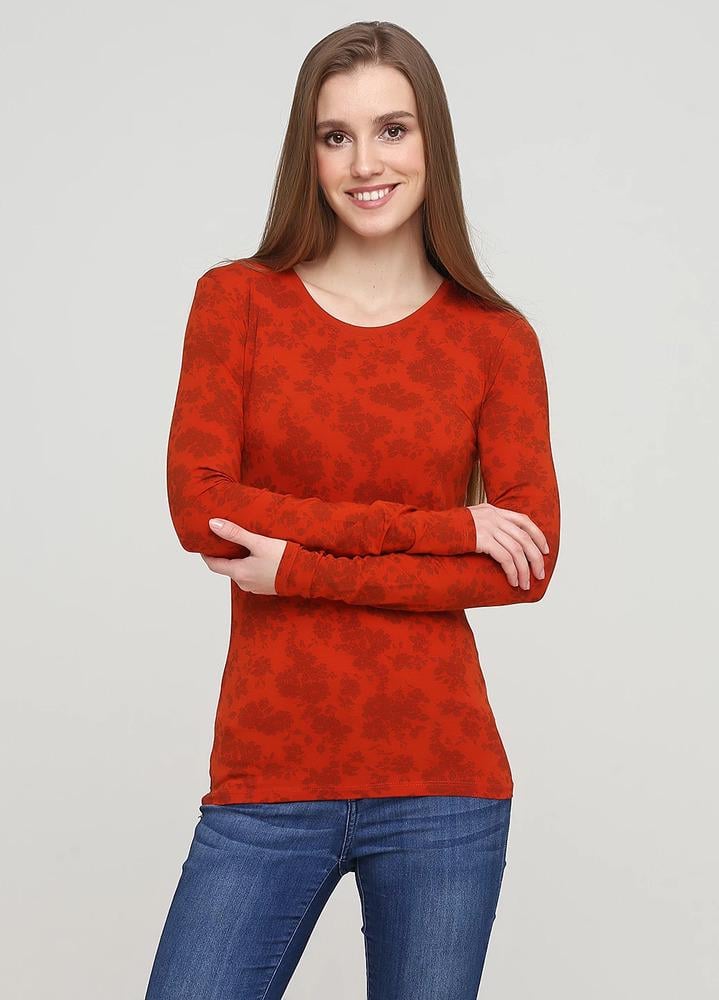 Футболка C&A 77580/2067923x26 довгий рукав жіноча XS Помаранчевий (184276)