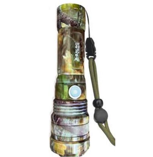 Фонарь P511M-P50 camouflage/1x18650/zoom/ЗУ microUSB/Box (00000060071)