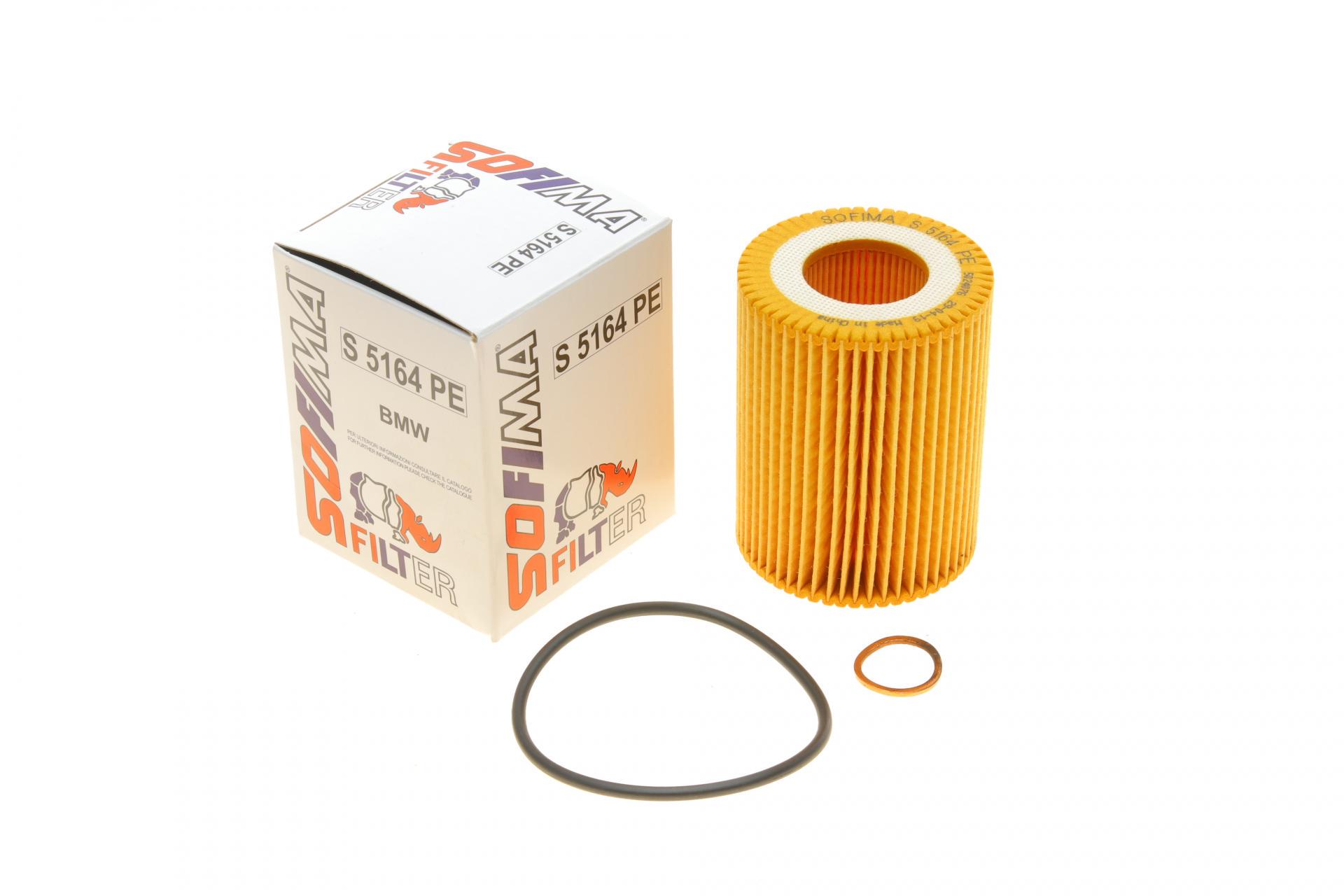 Фільтр масляний SOFIMA для BMW 3 F30/F31 316/320i12- (S 5164 PE)