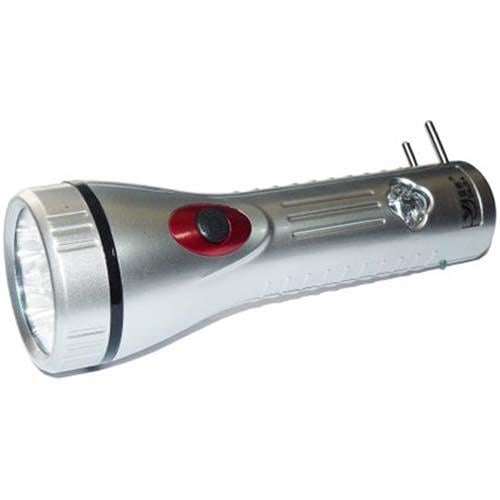 Фонарь ручной Luxury 808-А 600 mAh 220V Silver (311)