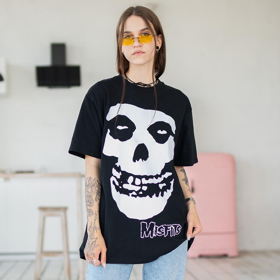 Футболка унисекс Misfits SkullL Черный (00000001684)