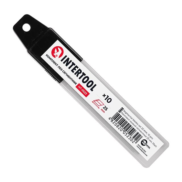 Комплект лез сегментних Intertool 25 мм 10 шт. (HT-0523)