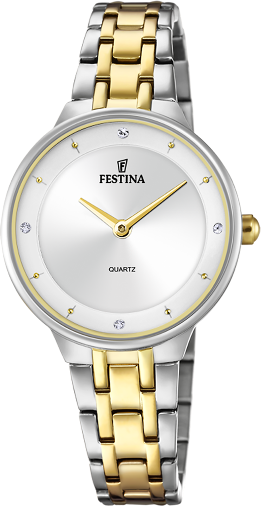 Наручные часы женские Festina F20625/1 Mademoiselle со стальным корпусом WR 50 м и серебристым циферблатом
