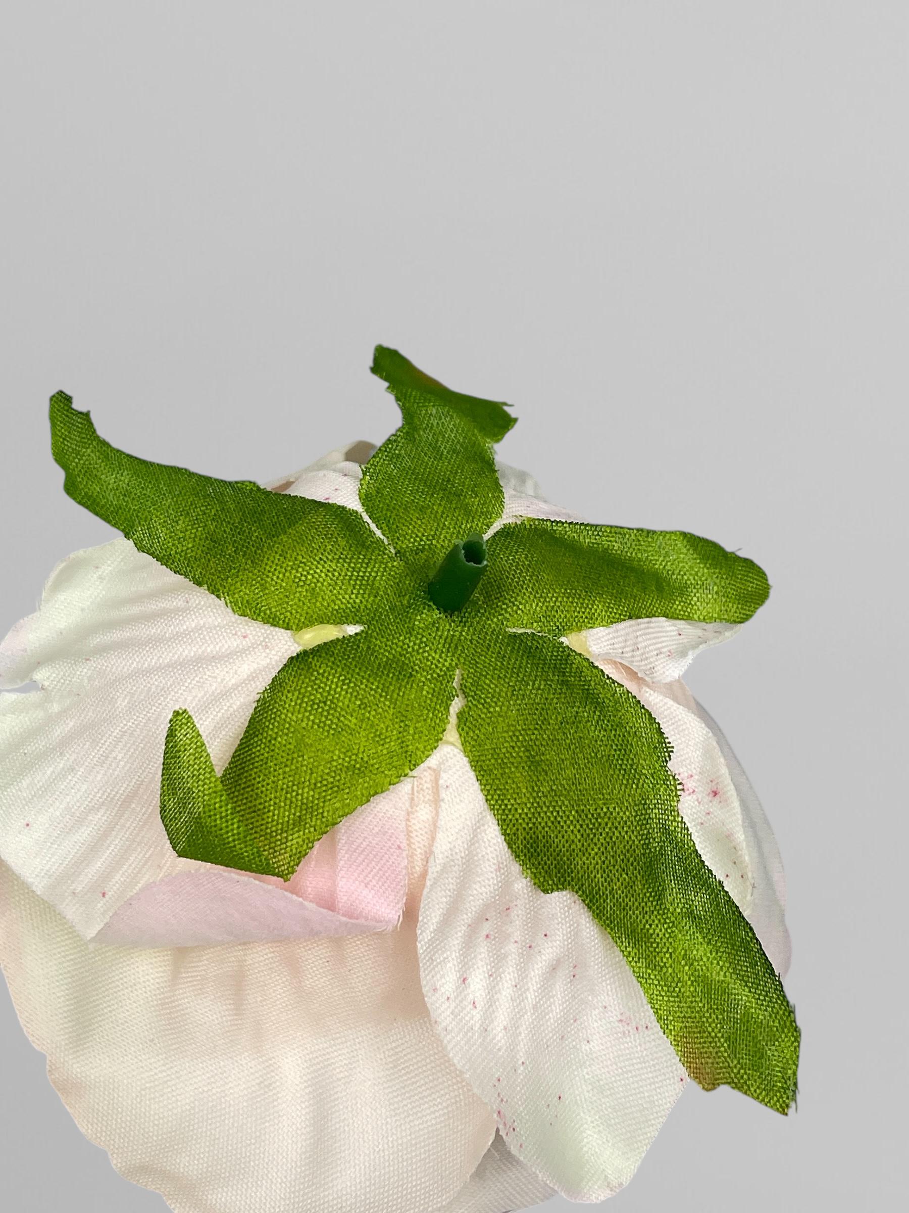 Штучна голівка троянди сатинова для композицій 10 см Персиковий (К02026) - фото 3 Штучна голівка троянди сатинова для композицій 10 см Персиковий (К02026) - фото 3