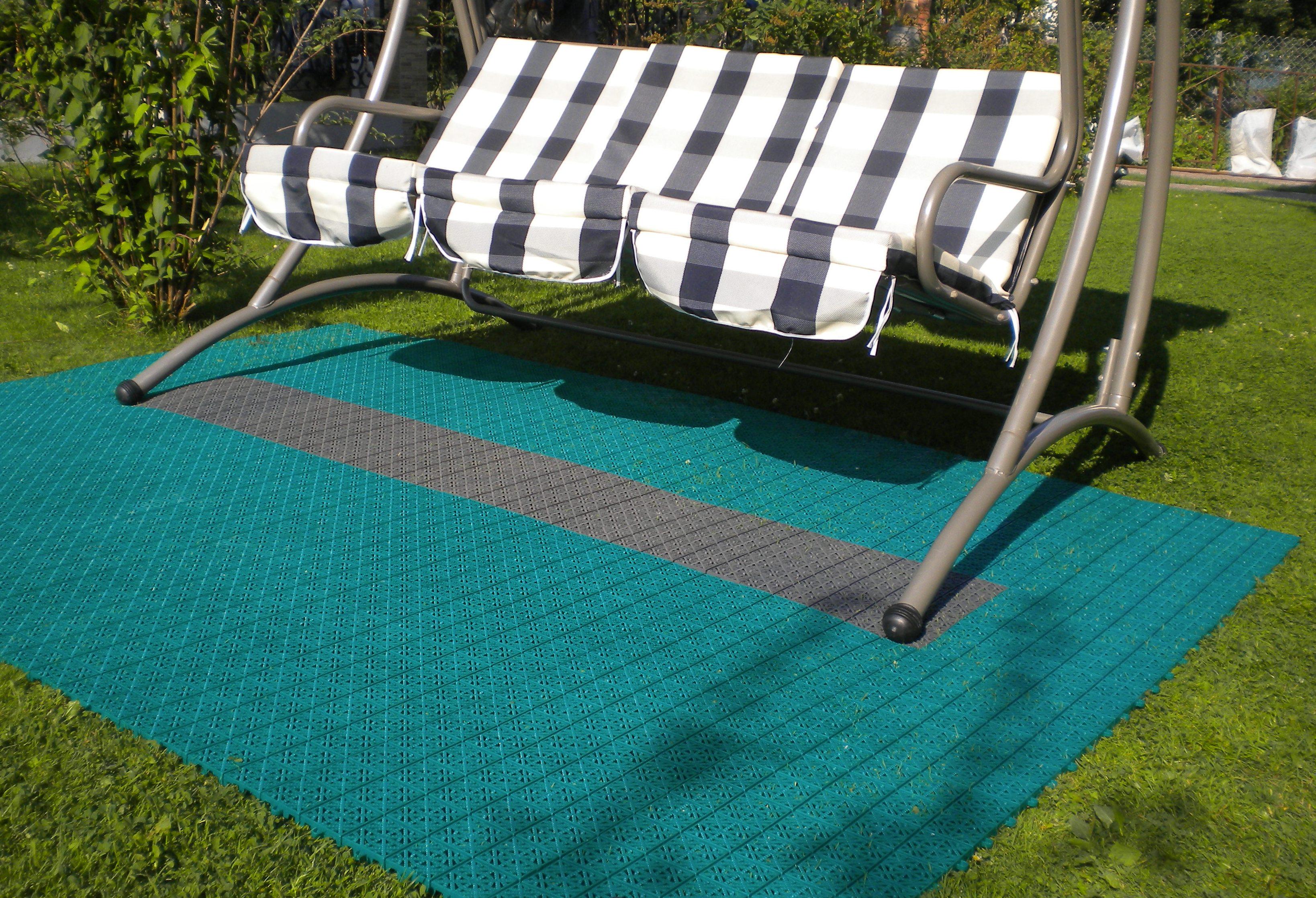 Плитка модульна для підлоги Степ ПВХ 330х330х15 мм Сірий (12493453) - фото 3