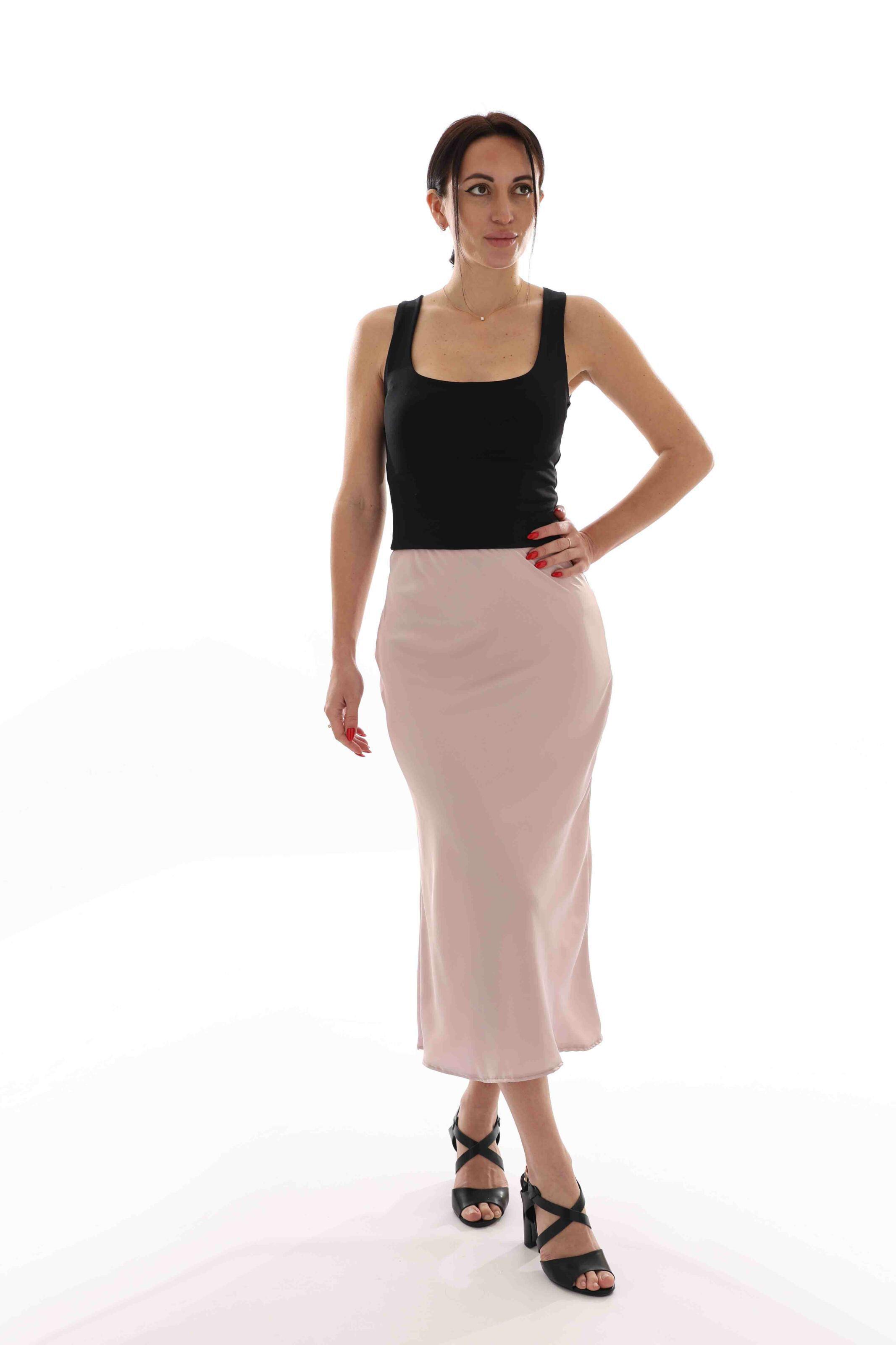 Юбка женская р. 42 Бежевый (278087-42)